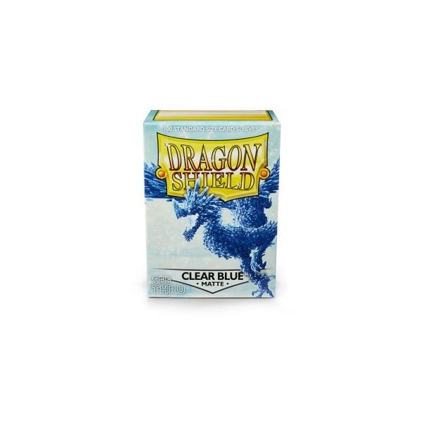 (image for) Dragon Shield Clear Blue Matte Standard x 100